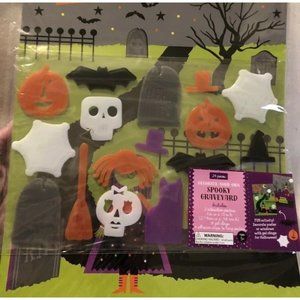 Window Clings Halloween 2Posters Graveyard